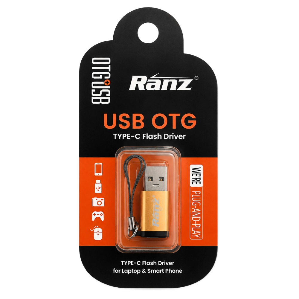 Ranz USB To Type-C Converter (Male To Female)